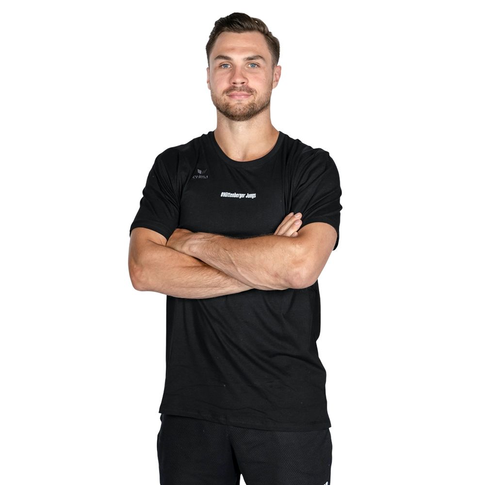 Fanshirt schwarz | Hüttenberger JungsS Schwarz