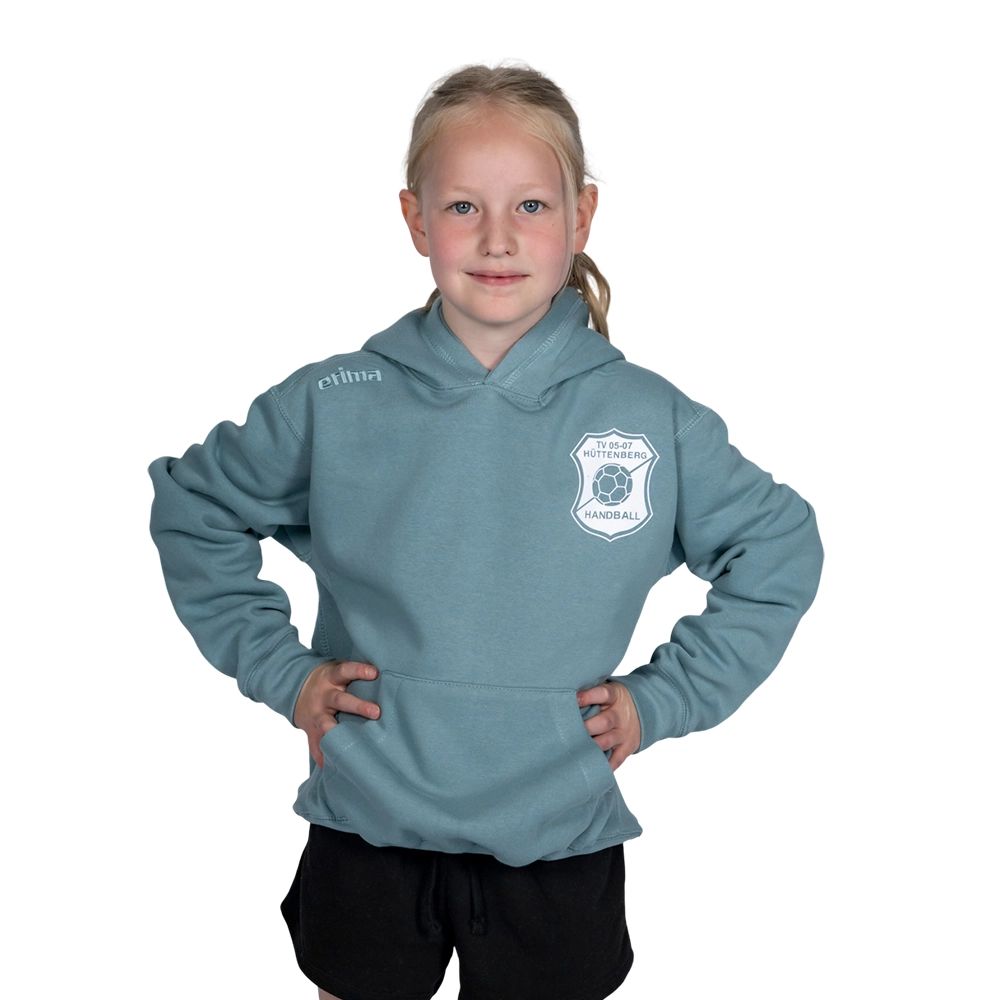 Hoody Kids smoky blue | Logo128 Smoky Blue