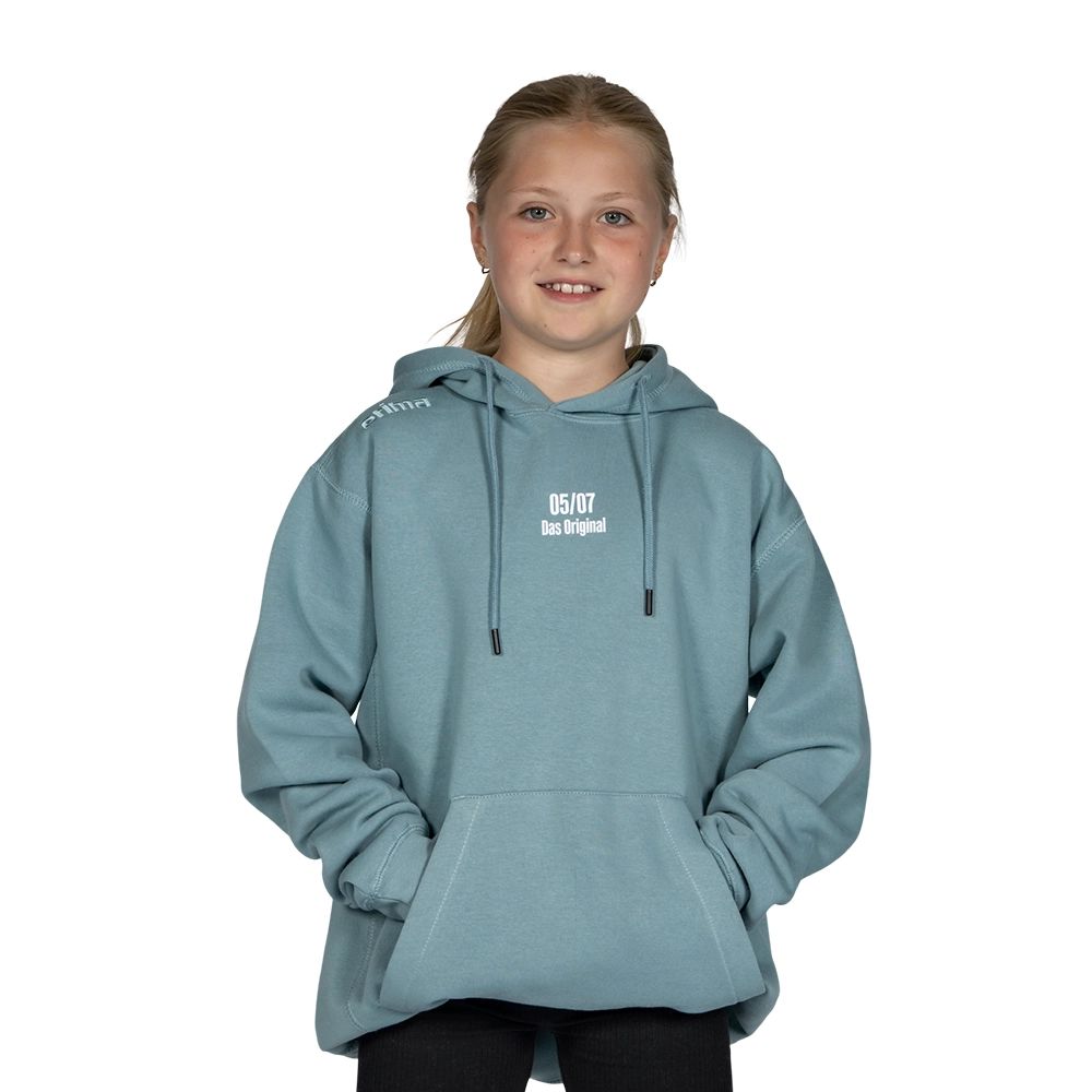 Hoody Kids smoky blue | 05/07 Das Original128 Smoky Blue