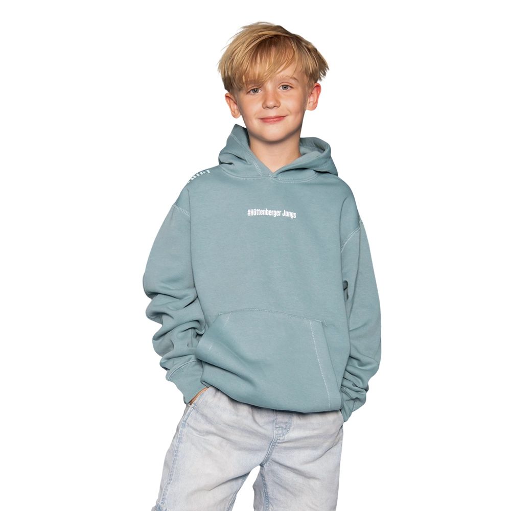Hoody Kids smoky blue | Hüttenberger Jungs128 Smoky Blue