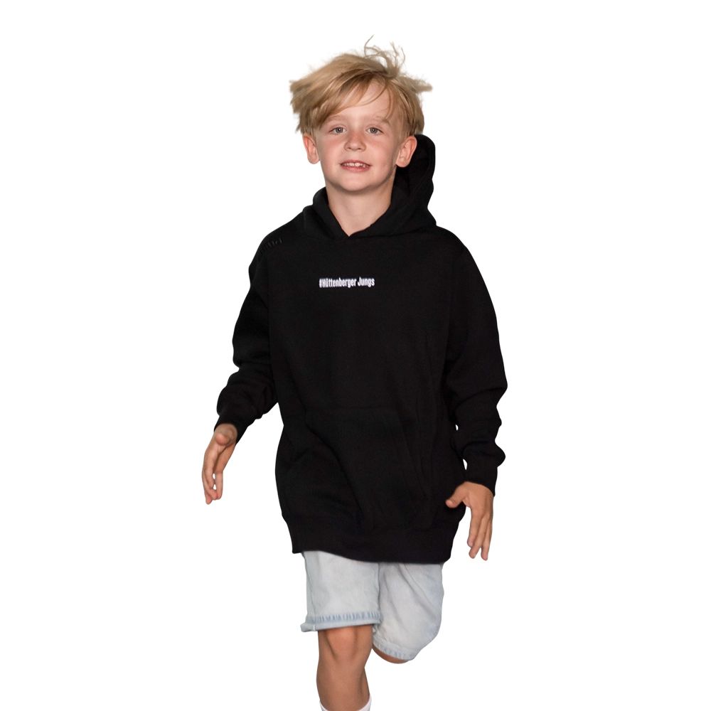 Hoody Kids schwarz | Hüttenberger Jungs128 schwarz