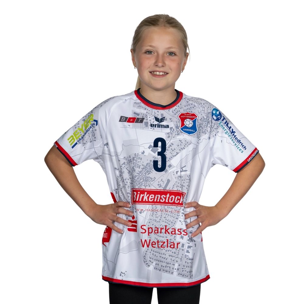 Heimtrikot 25/26 Kinder116 ohne Flock weiß