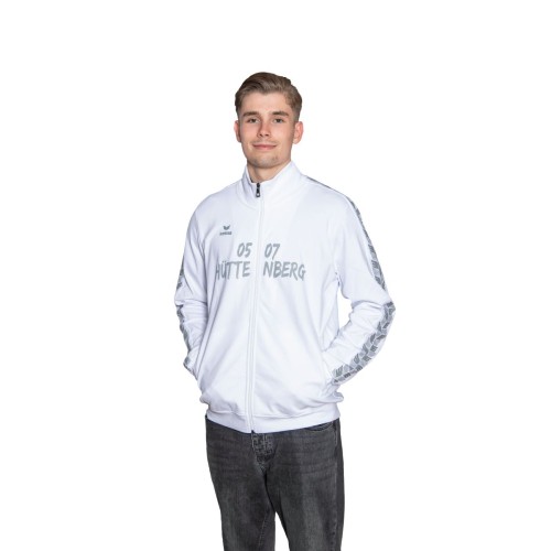 Tracktop Jacke weißS Weiß