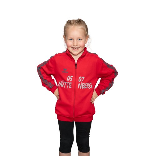 Tracktop Jacke Kids rot128 Rot