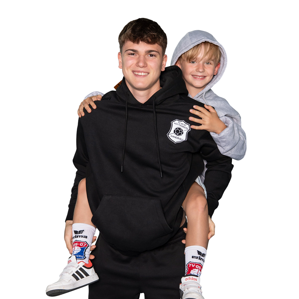 Hoody Kids schwarz | Logo128 Schwarz