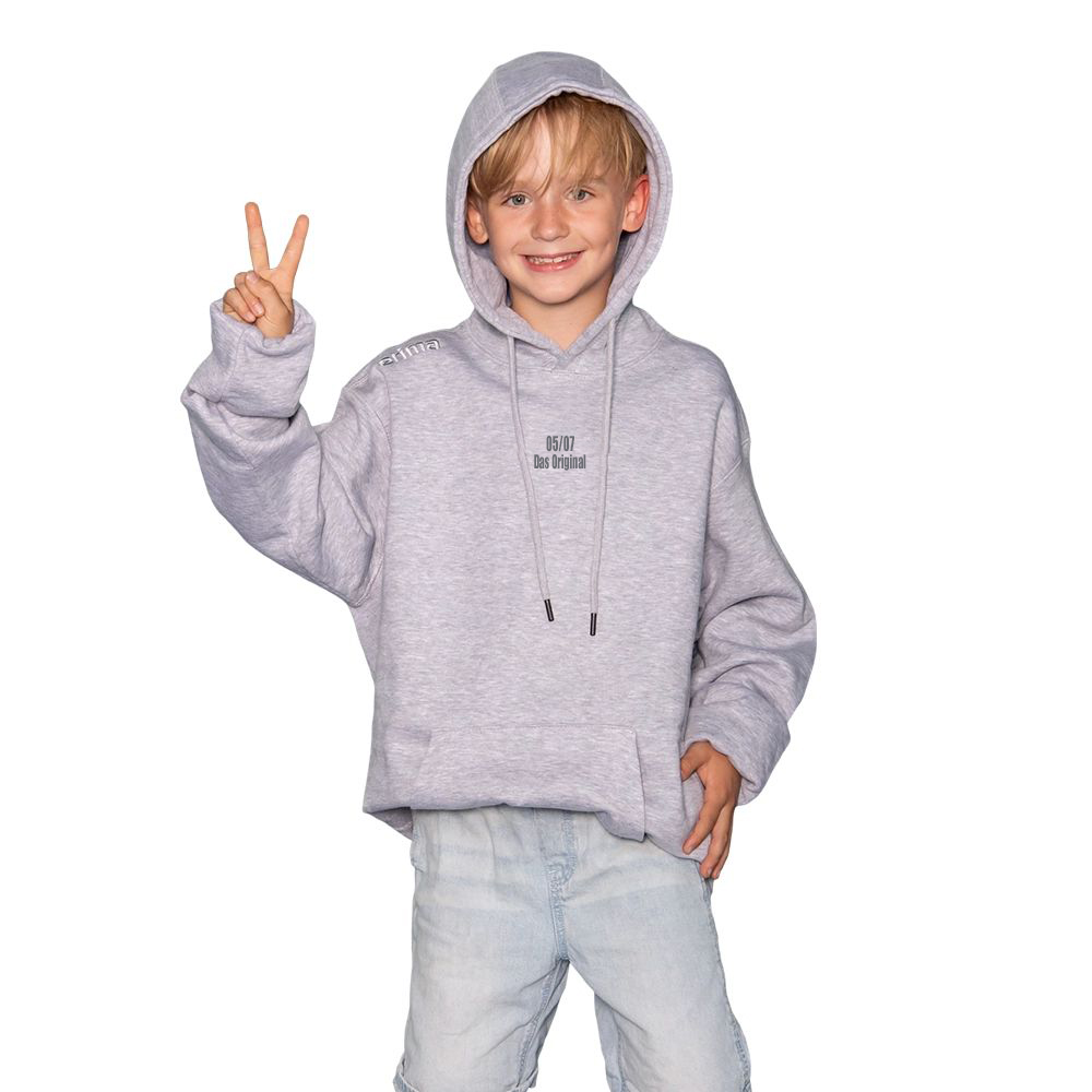 Hoody Kids grau | 05/07 Das Original128 Grau