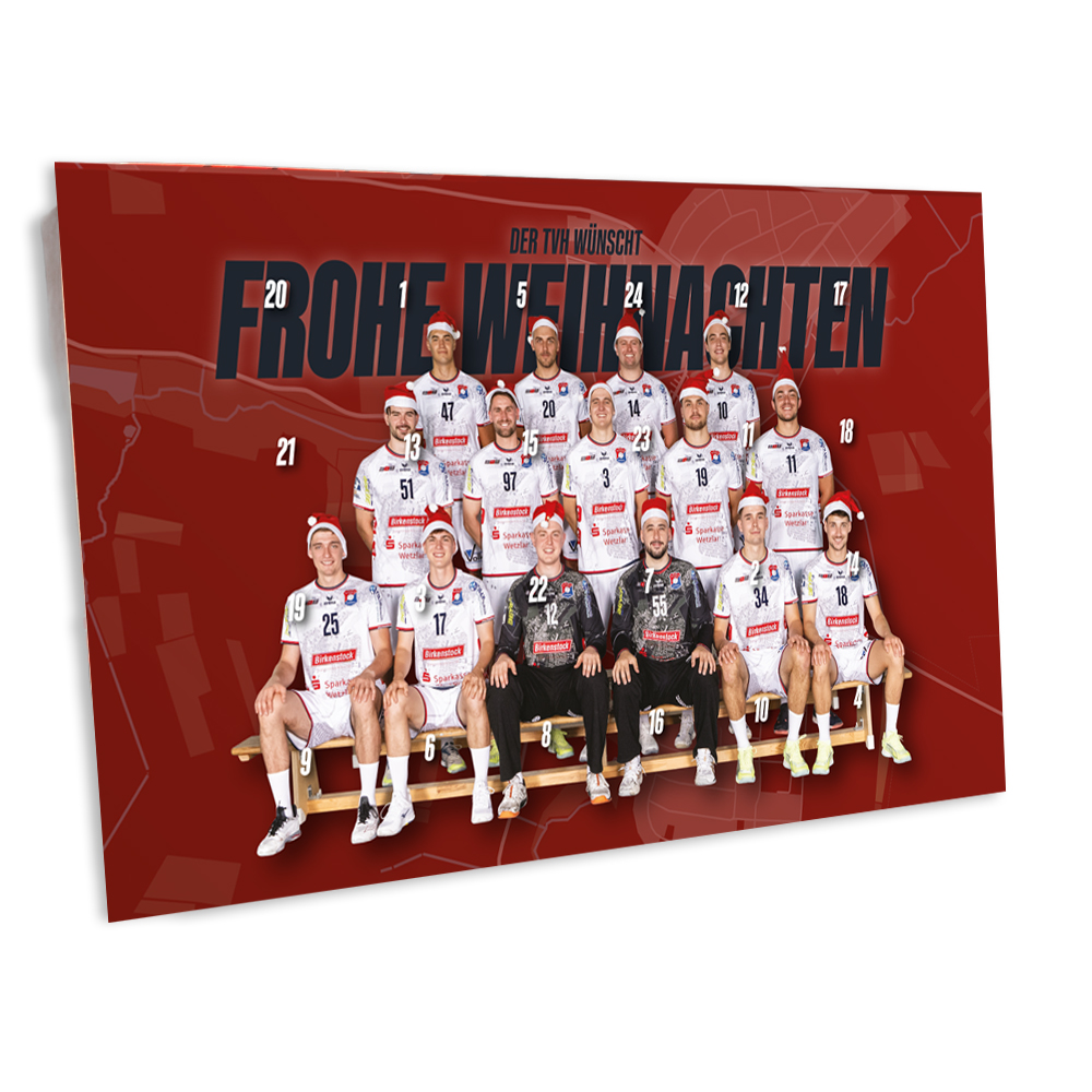 Adventskalender mit Schokolade