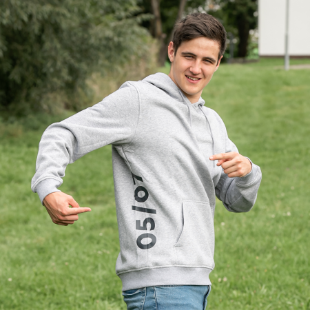 TVH Hoody "05/07" grey
