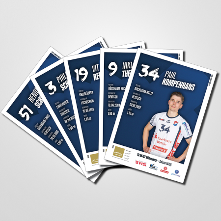 TVH Autogrammkarten Set